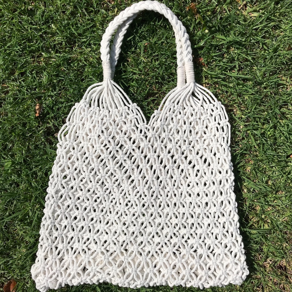 Handmade Macramé Tote Bag